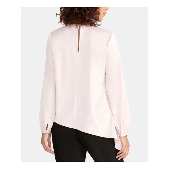 RACHEL ROY Womens Pink Long Sleeve Crew Neck Top Size: XS - Picture 2 of 2